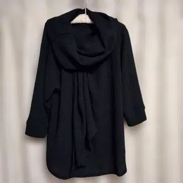 여성용 상의 블라우스 튜닉풍 블랙