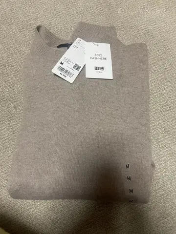 UNIQLO 캐시미어 크루넥 스웨터 31 베이지 beige