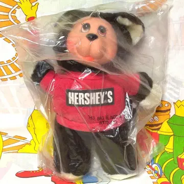 2 허쉬즈 곰 러버 페이스 봉제 인형 HERSHEY'S 빈티지