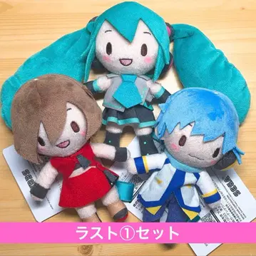 하츠네 미쿠 시리즈 후와푸치 미니 봉제 인형 전 3종