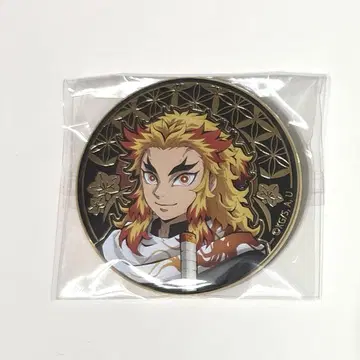 렌고쿠 쿄쥬로 AGF 귀멸의 칼날 릴리프 메탈 캔뱃지