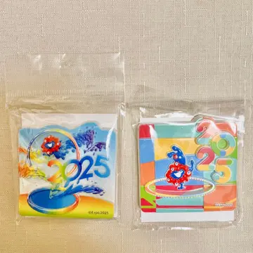 EXPO2025 간사이 만박 미야쿠미야쿠 폴리레진 마그넷 2개 세트