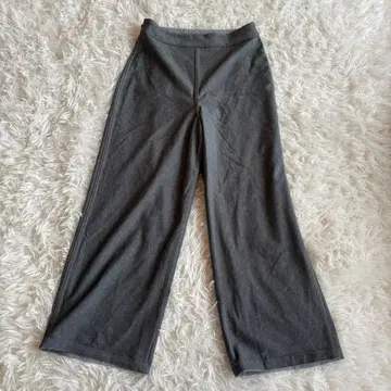 새상품급 여성용 와이드 팬츠 M 그레이 심플 노움코어 루즈핏