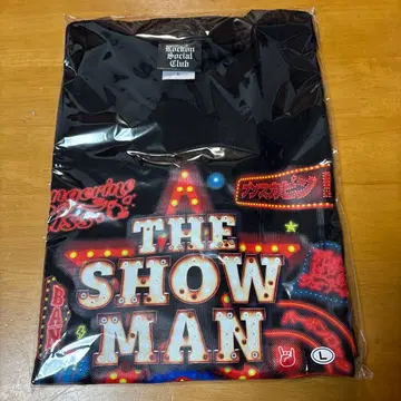 THE SHOW MAN 티셔츠 L 사이즈 블랙