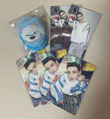 스키즈 온라인 복권 현진 슬리퍼 키링 스티커 지니렛