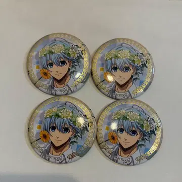 블루 록 flower crown  캔뱃지