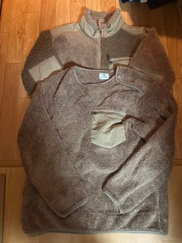 유니클로 Engineered Garments 플리스 브라운 M 2벌