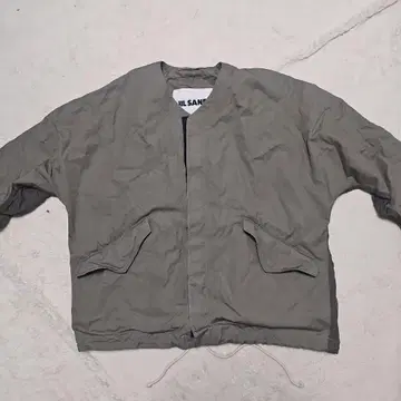 질 샌더 그레이 밀리터리 자켓