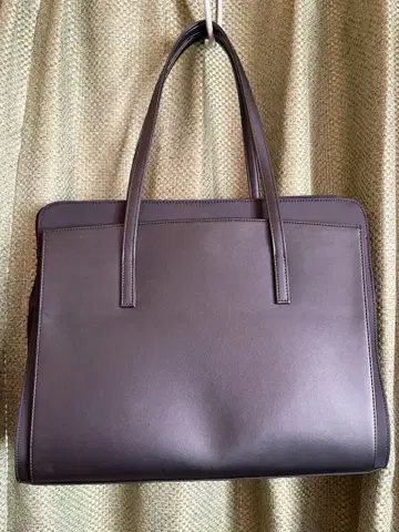 다크 브라운 심플 토트백