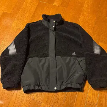 새상품급 adidas 플리스 자켓 L 사이즈 블랙
