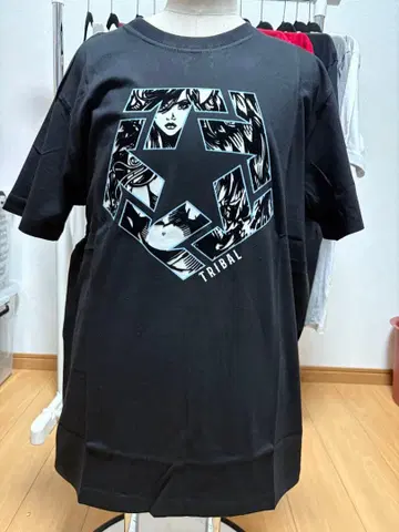 TRIBAL 블랙 T셔츠 XL