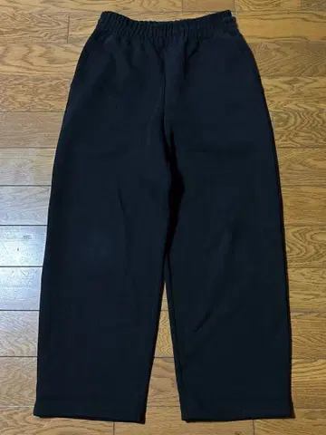 UNIQLO C 맨투맨 와이드 팬츠 블랙 M