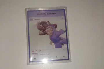 닌타마 아크릴 트레이딩 카드 플레이트 오하마 칸에몬