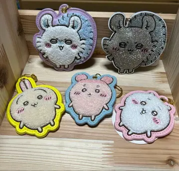 치이카와 (먼작귀) 복슬복슬 사가 자수 키링 큐빅 키링 2