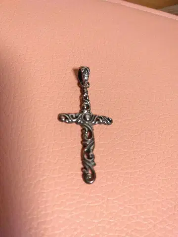 가격 인하 UC 실버 925 크로스 펜던트 탑