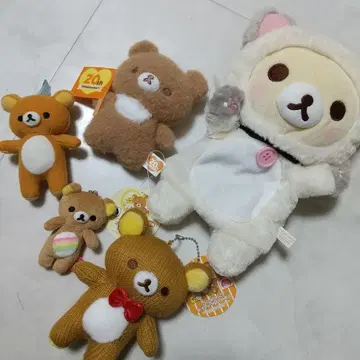 리락쿠마 봉제 인형 마스코트 세트