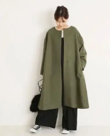 JOURNAL STANDARD 저널 스탠다드 멜톤 플레어 코트