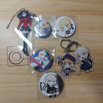 Fate 세이버 알토리아 토오사카 린 캐릭터 굿즈 6세트
