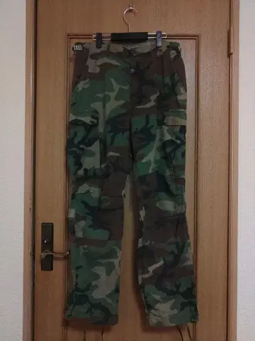 80s 카모플라쥬 카고 팬츠
