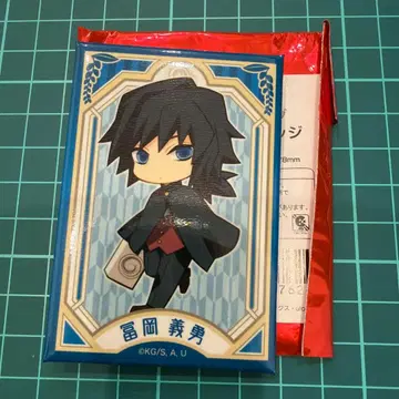 귀멸의 칼날 마루이 백화점 트레이딩 스퀘어 캔뱃지 토미오카 기유