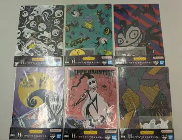 제일복권 나이트메어 비포어 크리스마스 H상 클리어 파일 6종