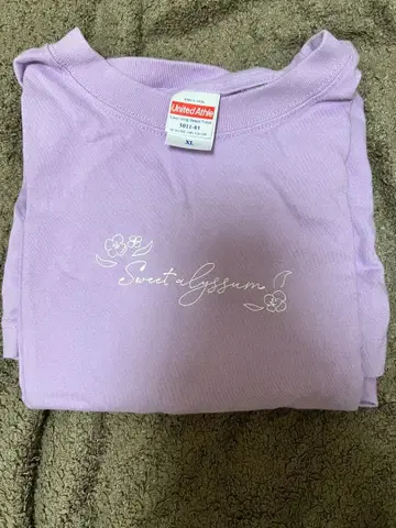 [ 유이카 ] [ Sweet alyssum ] 롱T셔츠 라이트 퍼플 XL