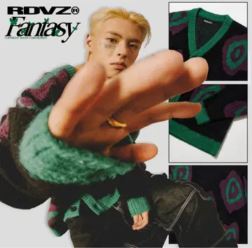 RDVZ 추상 무늬 가디건