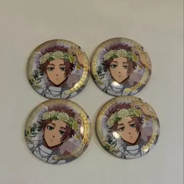 블루 록 Flower crown 이토시 린 금박 캐릭터 배지