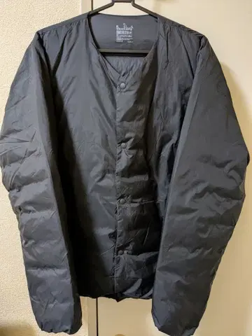 [ 2025년 ] 무인양품 남성용 경량 다운 노카라 자켓 XL 블랙