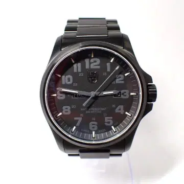 루미녹스 1920 블랙 쿼츠 남성용 손목시계 부품 2개 방수