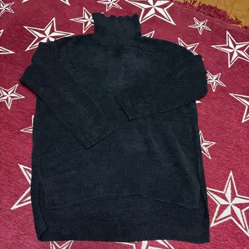 새상품급 시그린 하이넥 니트 블랙