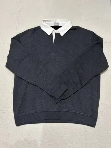 ZARA 자라 대비 컬러 피케 셔츠 긴팔 롱 T