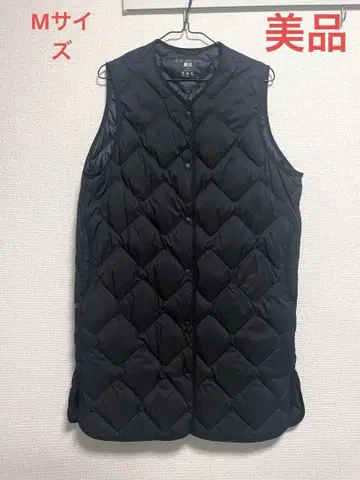 UNIQLO 울트라 라이트 다운 M 블랙 롱 다운 베스트