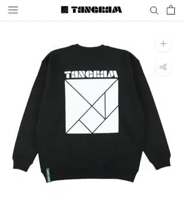[ TANGRAM ] BASIC LOGO SWEAT TGA-MT95 L