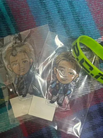 PSYCHIC FEVER 한다 류신 키링 러버 밴드