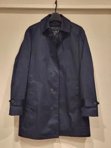 [새상품급] NANO UNIVERSE 네이비 스텐카라 코트 S사이즈