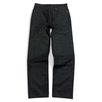 FICCE 요시유키 코니시 크로커다일 디자인 코팅 데님 swag