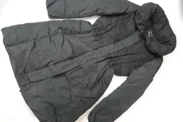 23구 A라인 다운 코트 블랙 컬러 38