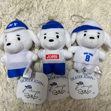 미사용 새상품 스케이터  마스코트 봉제 인형 3세트