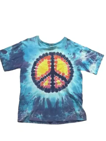 anvil 타이 다이 패턴 T셔츠 90s usa제