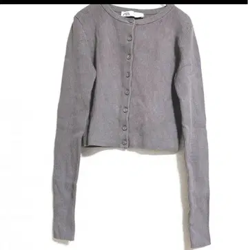 ZARA 가디건 숏 기장 다크 그레이 그레이지 새상품급 사이즈 S