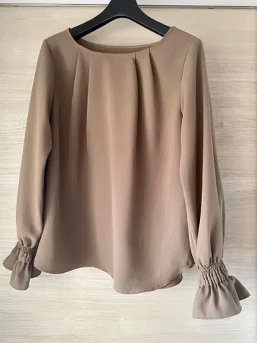 sophila 소피라 블라우스 브라운 브라운 프리 사이즈