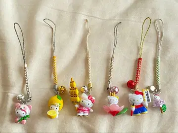 지역 한정 키티 스트랩 6개 세트