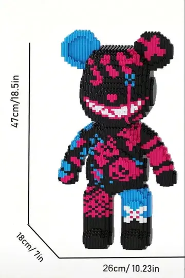 DUZ 5544 컬러풀 블록 3688피스 곰 블록