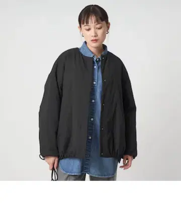 퍼프 노칼라 블루종 그린 라벨 릴랙싱 애로우즈 SHORT