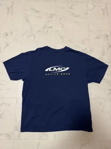 LMC ACTIVE GEAR 네이비 티셔츠