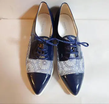 madras 네이비 레이스업 슈즈