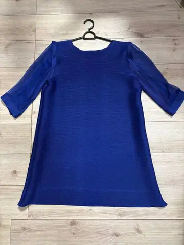 유나이티드 패션 파랑 5부 소매 튜닉