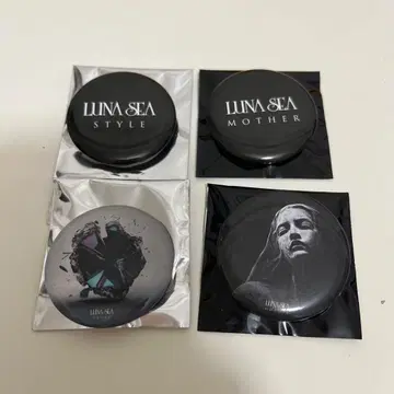 LUNA SEA 핀 배지 4개 세트
