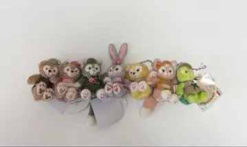 닷피&프렌즈 봉제 인형 스트랩 세트